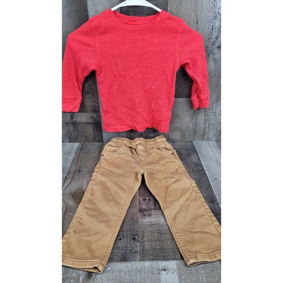 Cat & Jack 2 Piece Toddler Set Outfit Pants and Top Size 2T - Picture 3 of 7